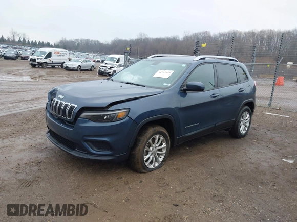 2020 Jeep Cherokee Latitude with VIN 1C4PJMCB4LD650592, listed as a IAAI auction lot 41192484 with 88,931 mi miles. Bid and sale history available at carsss.com. Image 17.
