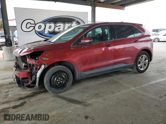 2016 Ford Edge SEL with VIN 2FMPK3J91GBB89253, listed as a Copart auction lot 54353715 with 118,786 mi miles and Salvage Title. Bid and sale history available at carsss.com. Image 1.