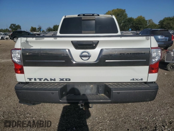 2017 Nissan Titan XD PRO-4X with VIN 1N6BA1F44HN541022, listed as a Copart auction lot 73966134 with 66,582 mi miles and Salvage Title. Bid and sale history available at carsss.com. Image 6.