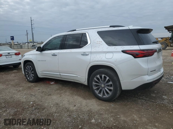 2022 Chevrolet Traverse Premier with VIN 1GNERKKWXNJ175552, listed as a Copart auction lot 41934655 with 63,582 mi miles and Clean title. Bid and sale history available at DreamBid. Image 2.