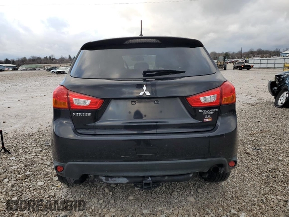 2015 Mitsubishi Outlander Sport 2.4 ES with VIN 4A4AR3AW0FE027721, listed as a Copart auction lot 43956545 with 123,969 mi miles and Clean Title. Bid and sale history available at carsss.com. Image 6.