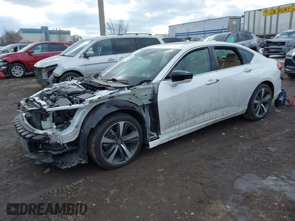 2024 Acura TLX Technology with VIN 19UUB5F45RA000376, listed as a IAAI auction lot 41322212 with Not Provided miles and . Bid and sale history available at DreamBid. Image 16.