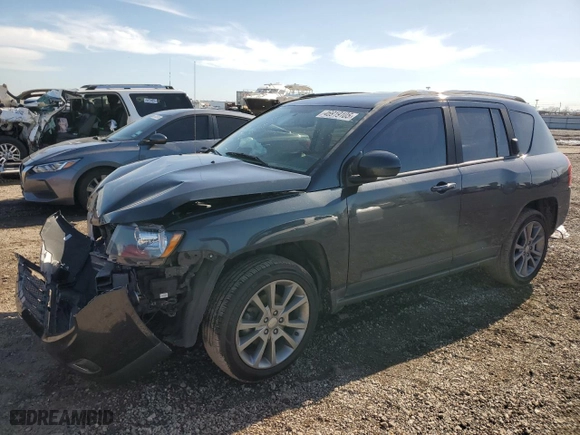 2016 Jeep Compass High Altitude Edition with VIN 1C4NJCEA1GD536061, listed as a Copart auction lot 46919105 with 81,992 mi miles and Salvage Title. Bid and sale history available at carsss.com. Image 1.