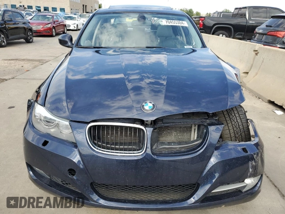 2010 BMW 3 Series 335i xDrive with VIN WBAPL3C59AA407936, listed as a Copart auction lot 70455304 with 89,675 mi miles and Salvage title. Bid and sale history available at DreamBid. Image 5.