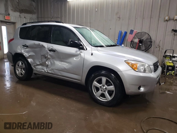 2007 Toyota RAV4 with VIN JTMBK33V175031301, listed as a Copart auction lot 88950405 with 92,502 mi miles and Salvage Title. Bid and sale history available at carsss.com. Image 4.