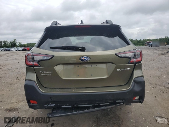 2025 Subaru Outback Premium with VIN 4S4BTADC9S3177573, listed as a Copart auction lot 57446915 with 3,005 mi miles and Salvage title. Bid and sale history available at DreamBid. Image 6.
