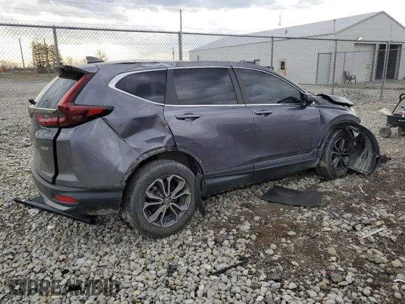 2020 Honda CR-V EX with VIN 5J6RW2H54LL043108, listed as a Copart auction lot 50915045 with 68,106 mi miles and Salvage Title. Bid and sale history available at DreamBid. Image 3.