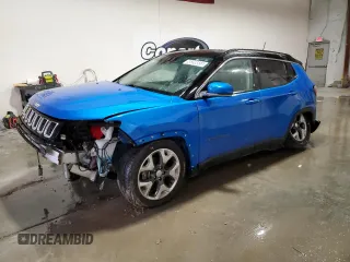 2021 Jeep Compass Limited with VIN 3C4NJDCB8MT550479, listed as a Copart auction lot 58399555 with 49,100 mi miles and Clean title. Bid and sale history available at DreamBid. Image 1.
