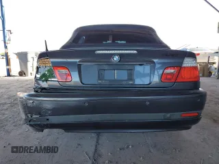 2006 BMW 3 Series 325Ci with VIN WBABW334X6PX84420, listed as a Copart auction lot 61303915 with 147,656 mi miles and Salvage title. Bid and sale history available at DreamBid. Image 6.