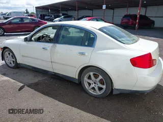 2004 Infiniti G35 w/Leather with VIN JNKCV51E84M616564, listed as a IAAI auction lot 42239573 with 263,105 mi miles and . Bid and sale history available at DreamBid. Image 3.