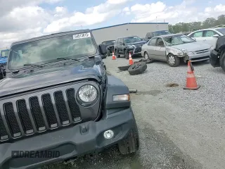2022 Jeep Wrangler Unlimited Sport S z VIN 1C4HJXDG9NW149351, wystawiony jako Copart lot #54513615 z przebiegiem 9 873 mil mil oraz Szkoda całkowita • Salvage title. Historia ofert i sprzedaży dostępna na DreamBid. Obrazek 14.