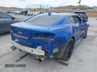 2018 Chevrolet Camaro ZL1 with VIN 1G1FK1R64J0115583, listed as a IAAI auction lot 41998052 with Not Provided miles and . Bid and sale history available at DreamBid. Image 4.