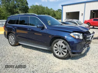 2018 Mercedes-Benz GLS with VIN 4JGDF6EE3JB021353, listed as a Copart auction lot 61946673 with 68,692 mi miles. Bid and sale history available at carsss.com. Image 4.