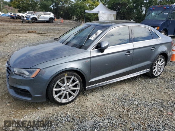 2015 Audi A3 2.0T Prestige with VIN WAUKFGFF6F1046069, listed as a Copart auction lot 72134874 with 145,661 mi miles and Salvage Title. Bid and sale history available at carsss.com. Image 1.