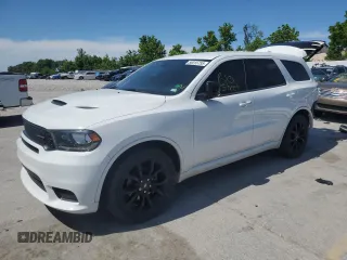 2020 Dodge Durango GT Plus with VIN 1C4RDHDG2LC380964, listed as a Copart auction lot 58015755 with 94,996 mi miles and Salvage title. Bid and sale history available at DreamBid. Image 1.