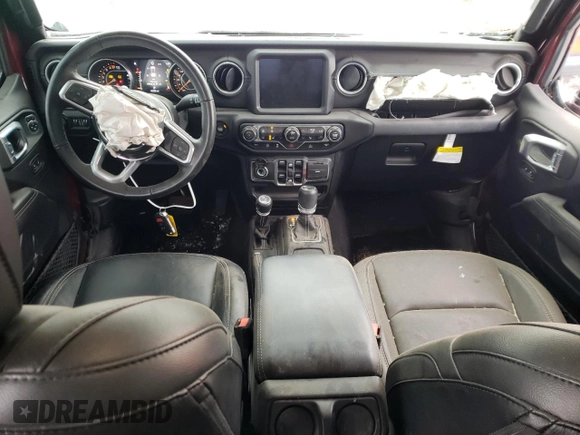 2021 Jeep Gladiator Overland с VIN 1C6HJTFGXML563056, выставлен на аукционе Copart как лот 72481592 с пробегом 12 315 миль миль и На запчасти • Non repairable. История ставок и продаж доступна на DreamBid. Изображение 8.