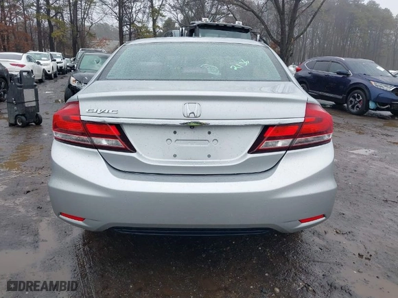 2013 Honda Civic Sdn LX with VIN 2HGFB2F52DH587114, listed as a IAAI auction lot 41574862 with 63,587 mi miles. Bid and sale history available at carsss.com. Image 17.