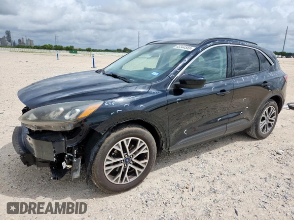 2021 Ford Escape SEL with VIN 1FMCU0H65MUA58271, listed as a Copart auction lot 63344555 with 44,850 mi miles and Salvage title. Bid and sale history available at DreamBid. Image 1.