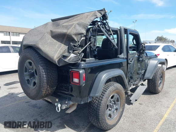 2021 Jeep Wrangler 80th Anniversary with VIN 1C4GJXAN0MW536349, listed as a IAAI auction lot 41672765 with 75,924 mi miles and . Bid and sale history available at DreamBid. Image 4.