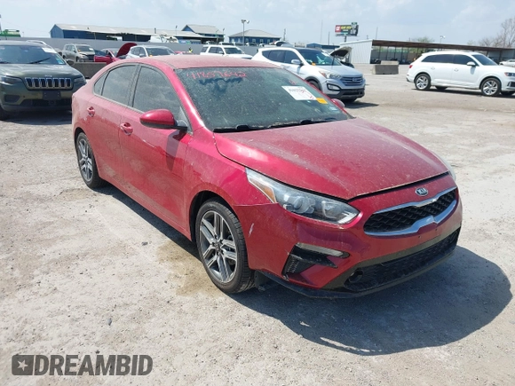 2019 Kia Forte S with VIN 3KPF34AD8KE028617, listed as a IAAI auction lot 41857642 with 101,171 mi miles. Bid and sale history available at carsss.com. Image 1.