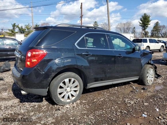 2011 Chevrolet Equinox LT w/2LT with VIN 2CNFLNE55B6320228, listed as a Copart auction lot 53318125 with 175,833 mi miles and Salvage Title. Bid and sale history available at carsss.com. Image 3.
