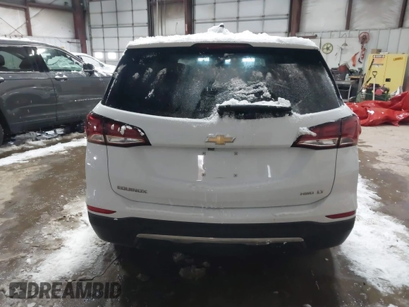 2024 Chevrolet Equinox LT with VIN 3GNAXUEGXRS152409, listed as a IAAI auction lot 41630575 with 4,853 mi miles. Bid and sale history available at carsss.com. Image 16.