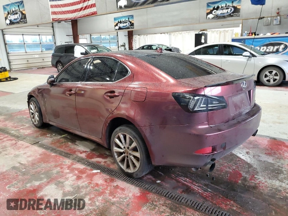 2009 Lexus IS 250 z VIN JTHCK262392028533, wystawiony jako Copart lot #57808545 z przebiegiem 111 279 mil mil oraz Szkody całkowita. Historia ofert i sprzedaży dostępna na DreamBid. Obrazek 2.