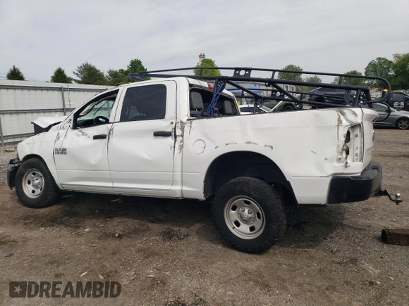 2017 Ram 1500 Express with VIN 1C6RR7KGXHS848698, listed as a Copart auction lot 56608055 with 95,510 mi miles and Salvage title. Bid and sale history available at DreamBid. Image 2.