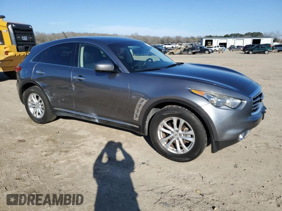 2016 Infiniti QX70 z VIN JN8CS1MUXGM671452, wystawiony jako Copart lot #43776495 z przebiegiem 192 412 mil mil oraz Szkoda całkowita • Salvage title. Historia ofert i sprzedaży dostępna na DreamBid. Obrazek 4.