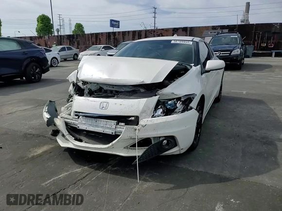 2015 Honda CR-Z EX with VIN JHMZF1D6XFS003512, listed as a Copart auction lot 56709955 with 78,785 mi miles and Salvage title. Bid and sale history available at DreamBid. Image 13.