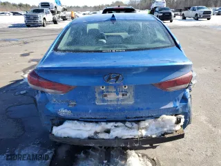 2017 Hyundai Elantra SE with VIN KMHD74LF4HU329532, listed as a Copart auction lot 45881505 with 0 mi miles and Salvage Title. Bid and sale history available at carsss.com. Image 6.