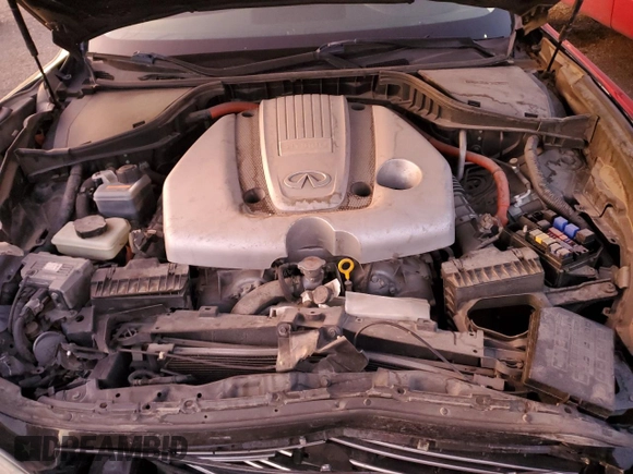 2012 Infiniti M Hybrid with VIN JN1EY1AP0CM910053, listed as a Copart auction lot 85345224 with 121,711 mi miles and Salvage title. Bid and sale history available at DreamBid. Image 11.