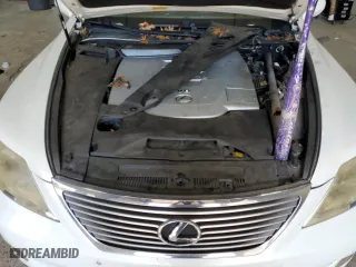 2008 Lexus LS 460 with VIN JTHBL46F585079083, listed as a Copart auction lot 72599494 with 0 mi miles and Salvage Title. Bid and sale history available at carsss.com. Image 12.