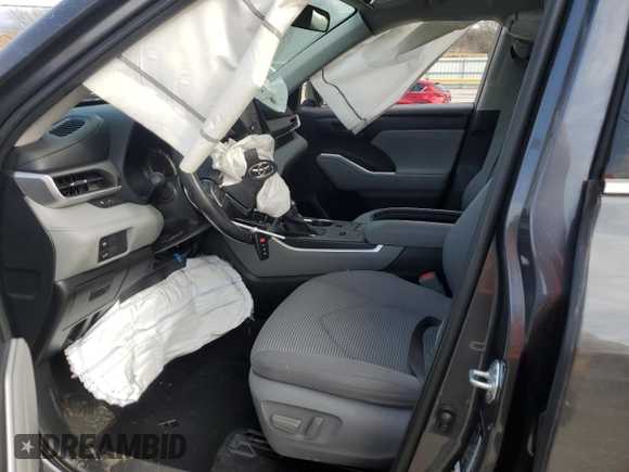 2020 Toyota Highlander LE with VIN 5TDZZRAH8LS003185, listed as a Copart auction lot 44607575 with 95,672 mi miles and Salvage title. Bid and sale history available at DreamBid. Image 7.