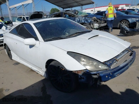 2000 Toyota Celica GT with VIN JTDDR32T4Y0041369, listed as a IAAI auction lot 41722300 with 1 mi miles. Bid and sale history available at carsss.com. Image 1.