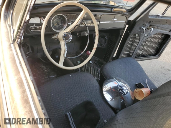 1964 Volkswagen Beetle with VIN 5976429, listed as a Copart auction lot 85807444 with 78,739 mi miles and Salvage Title. Bid and sale history available at DreamBid. Image 8.