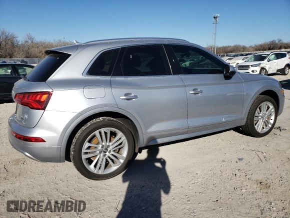2018 Audi Q5 Premium Plus with VIN WA1BNAFY9J2047217, listed as a Copart auction lot 36977963 with 45,432 mi miles. Bid and sale history available at carsss.com. Image 3.