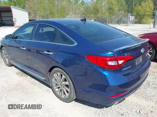 2015 Hyundai Sonata Sport with VIN 5NPE34AF9FH107616, listed as a IAAI auction lot 41867858 with 108,508 mi miles and . Bid and sale history available at DreamBid. Image 3.