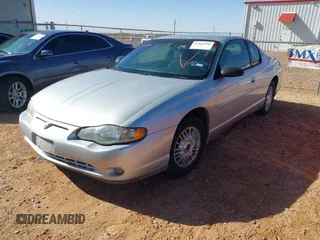 2000 Chevrolet Monte Carlo LS with VIN 2G1WW12E7Y9192096, listed as a IAAI auction lot 41267250 with 264,373 mi miles. Bid and sale history available at carsss.com. Image 2.