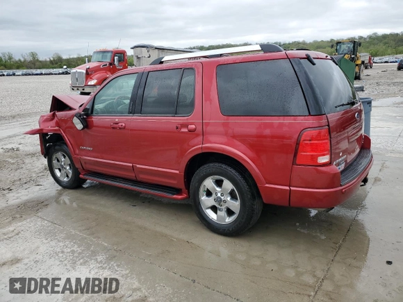 2005 Ford Explorer Limited with VIN 1FMZU75W85UA65840, listed as a Copart auction lot 52895315 with 129,527 mi miles and Salvage title. Bid and sale history available at DreamBid. Image 2.