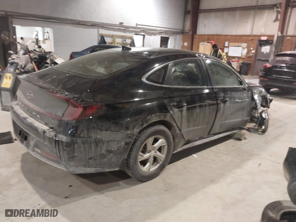 2022 Hyundai Sonata SE with VIN 5NPEG4JA7NH141528, listed as a IAAI auction lot 41336504 with 80,471 mi miles. Bid and sale history available at carsss.com. Image 4.