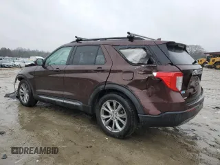 2020 Ford Explorer XLT with VIN 1FMSK7DH9LGA77629, listed as a Copart auction lot 50435725 with 77,014 mi miles and Salvage Title. Bid and sale history available at carsss.com. Image 2.
