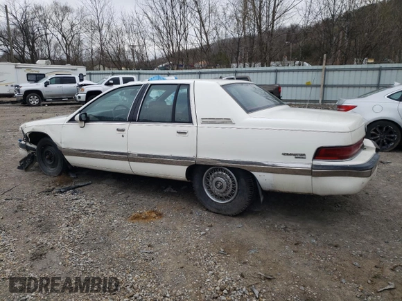 1992 Buick Roadmaster Ltd with VIN 1G4BT5371NR415025, listed as a Copart auction lot 48989145 with 54,138 mi miles and Salvage Title. Bid and sale history available at DreamBid. Image 2.