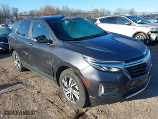 2022 Chevrolet Equinox LT with VIN 3GNAXUEVXNS233564, listed as a IAAI auction lot 41895110 with 54,308 mi miles. Bid and sale history available at carsss.com. Image 1.