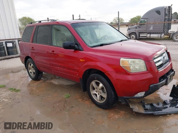 2006 Honda Pilot EX with VIN 5FNYF28476B025864, listed as a IAAI auction lot 41878122 with Not Provided miles and . Bid and sale history available at DreamBid. Image 1.