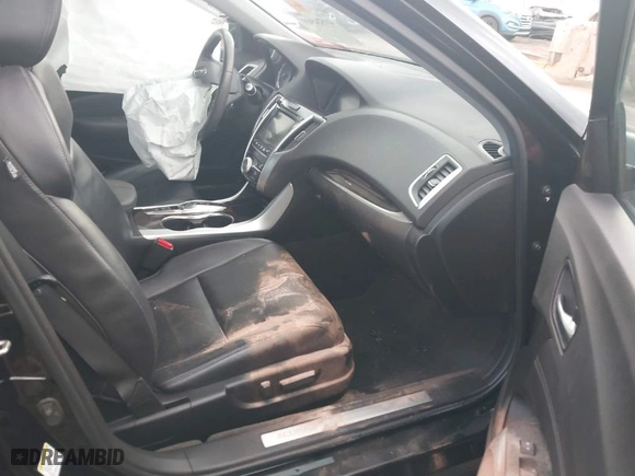 2015 Acura TLX V6 Tech with VIN 19UUB2F55FA010487, listed as a IAAI auction lot 41524969 with 157,888 mi miles. Bid and sale history available at carsss.com. Image 5.