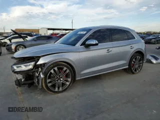 2018 Audi SQ5 Premium Plus with VIN WA1A4AFY2J2119969, listed as a Copart auction lot 69327482 with 57,897 mi miles. Bid and sale history available at carsss.com. Image 1.