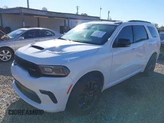 2022 Dodge Durango GT Plus with VIN 1C4RDHDG5NC173195, listed as a IAAI auction lot 41085349 with 31,963 mi miles and . Bid and sale history available at DreamBid. Image 2.