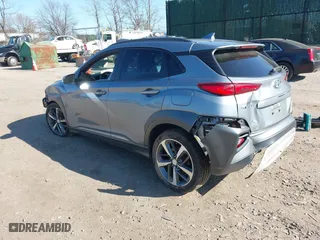 2020 Hyundai Kona Limited with VIN KM8K3CA53LU406083, listed as a IAAI auction lot 41989767 with 66,199 mi miles. Bid and sale history available at carsss.com. Image 3.