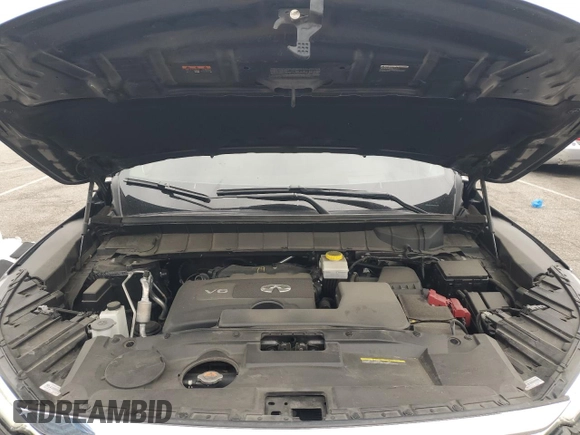 2023 Infiniti QX60 Luxe with VIN 5N1DL1FS5PC368816, listed as a Copart auction lot 54329005 with 54,642 mi miles and Salvage title. Bid and sale history available at DreamBid. Image 12.
